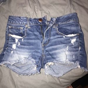 american eagle jean shorts